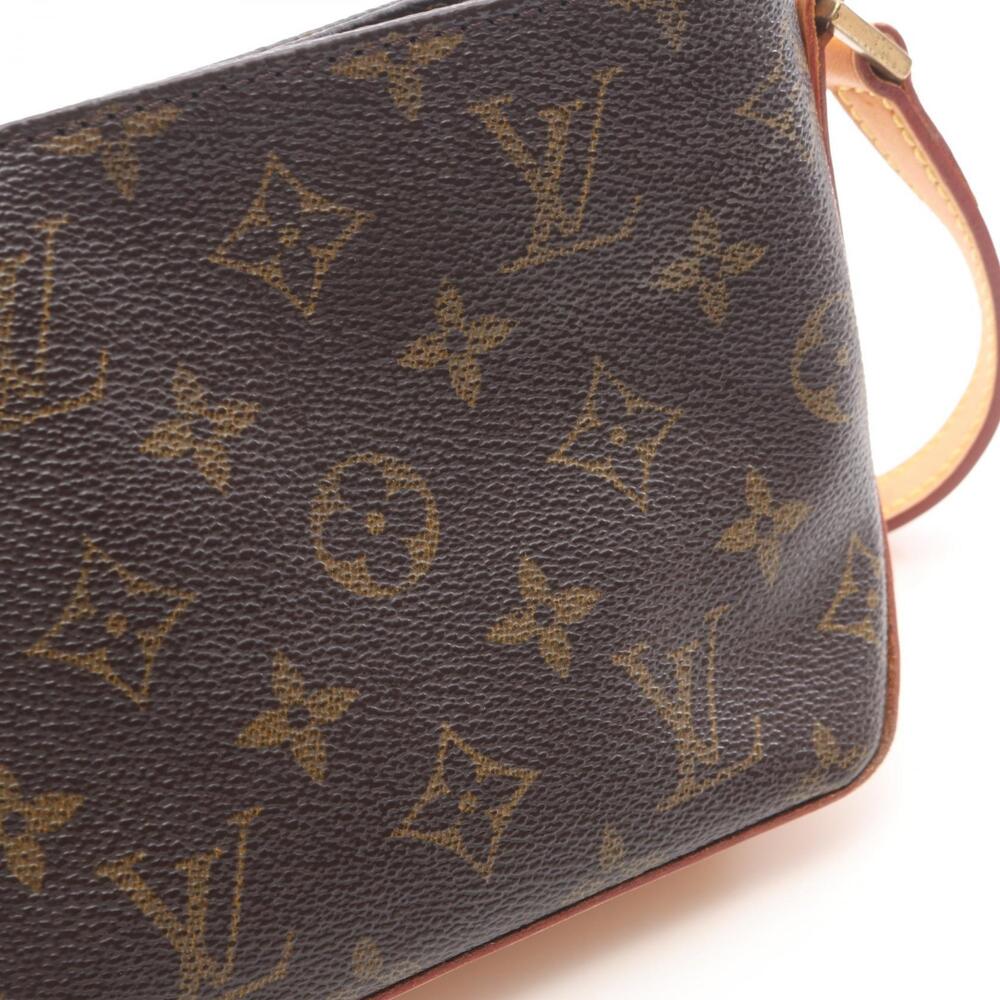 Louis Vuitton Monogram Leather Shoulder Bag Trotteur Brown Canvas - Picture 8 of 9